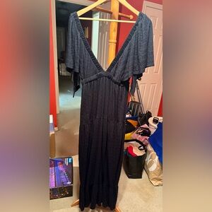 Free People Black Maxi Dress